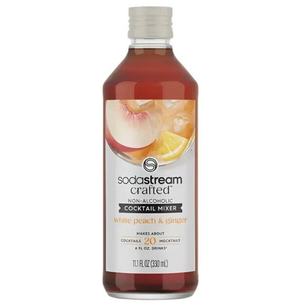 Sirupas gazuotų gėrimų gaminimo aparatui SodaStream, persikas ir imbieras