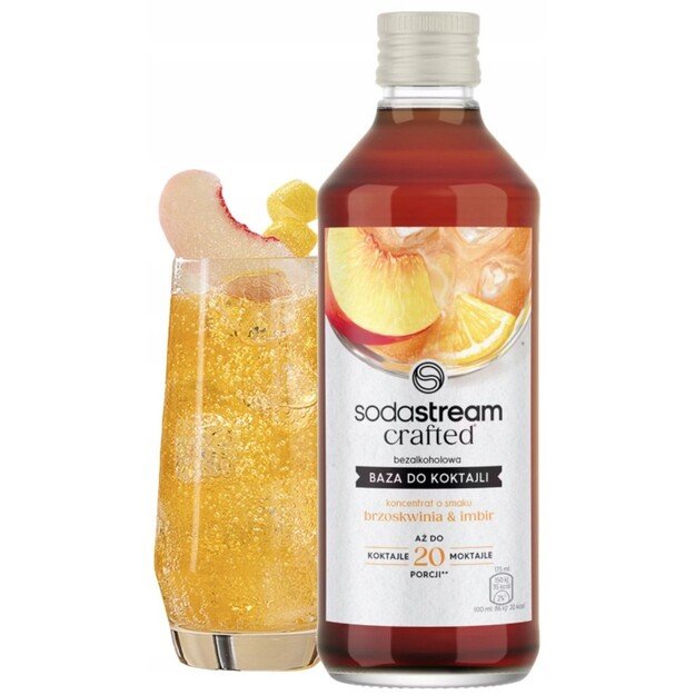 Sirupas gazuotų gėrimų gaminimo aparatui SodaStream, persikas ir imbieras 1