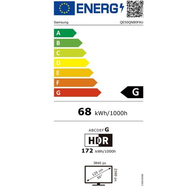 Televizorius Samsung QN80 QE50QN80FAUXXH 1