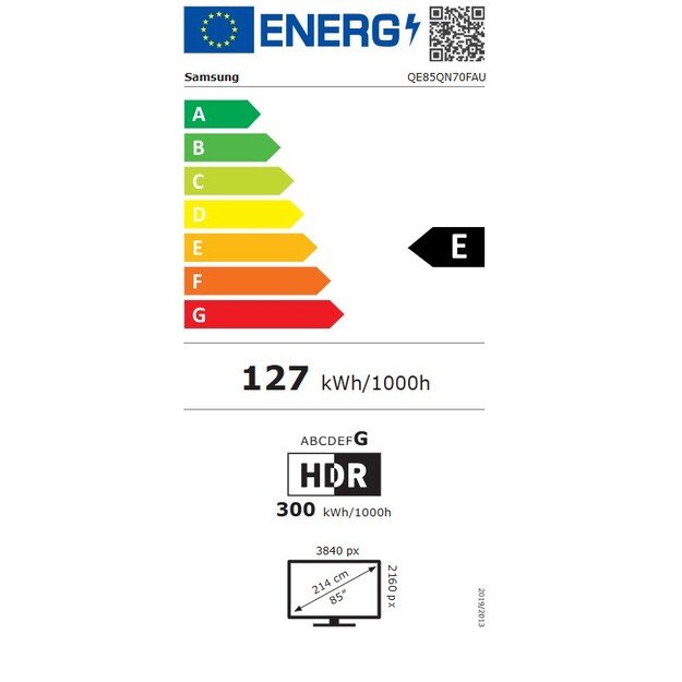 QLED Televizorius Samsung QE85QN70FAUXXH 4