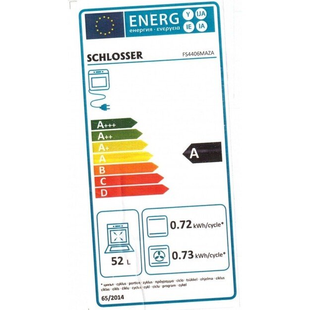 Dujinė viryklė su elektrinė orkaite Schlosser FS4406MAZA 2