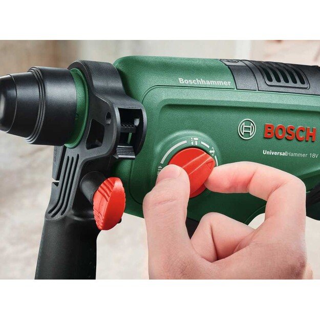 Akumuliatorinis perforatorius Bosch UniversalHammer 18V, 06039D6001, be akumuliatoriaus ir pakrovėjo 1