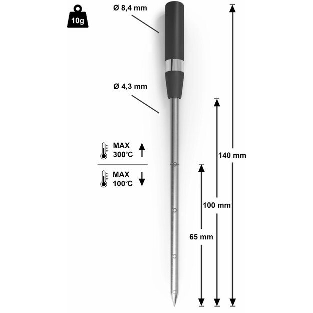 Belaidis mėsos jutiklis Bosch HEZ32WA00, 17008123, 150 x 19 x 52 mm 1