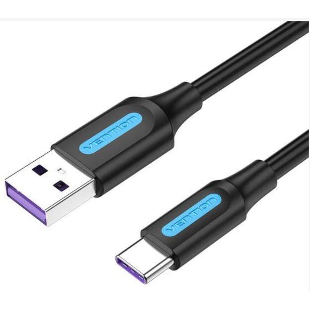 CABLE USB-C TO USB2.0/2M BLACK CORBH VENTION