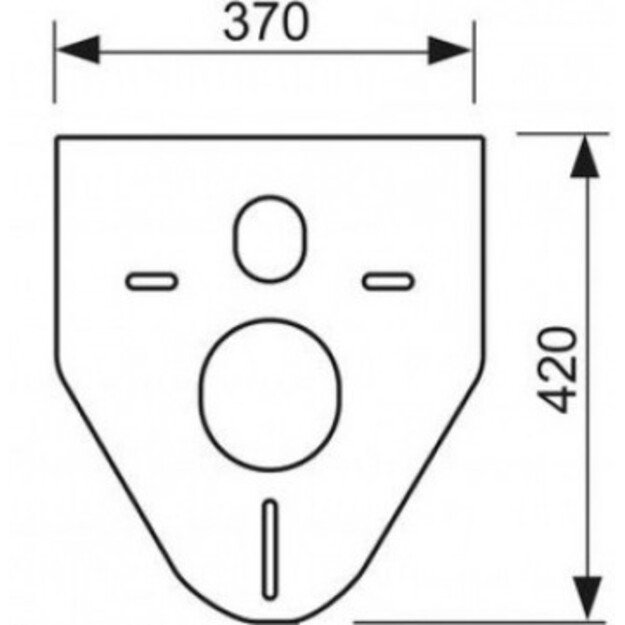 Garso izoliacijos rinkinys unitazams ir bidė TECEprofil 9200010 1