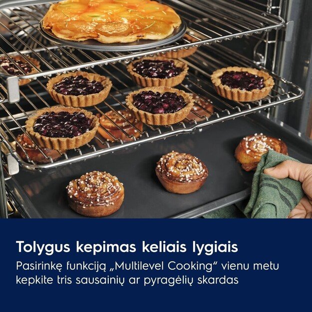 Įmontuojama orkaitė Electrolux 500 serija, SurroundCook su SteamBake, KODEF70BZ 1