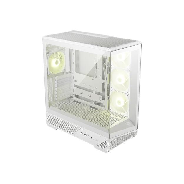 Case|MSI|ATX/micro ATX/Mini-ITX|White/Transparent|Midi Tower|MAG PANO 130R PZ|MAGPANO130RPZWHITE