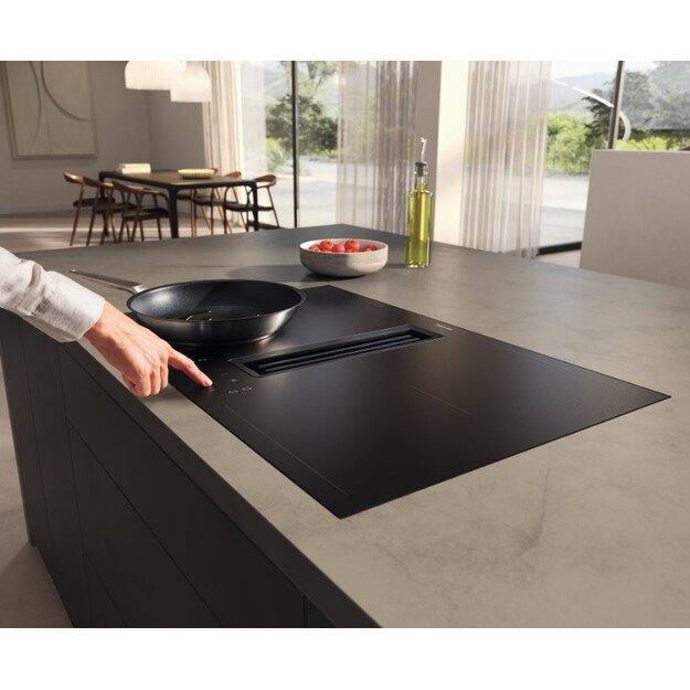 Indukcinė kaitlentė su integruotu garų surinkėju Miele KMA 7876-1 FL MattFinish 4