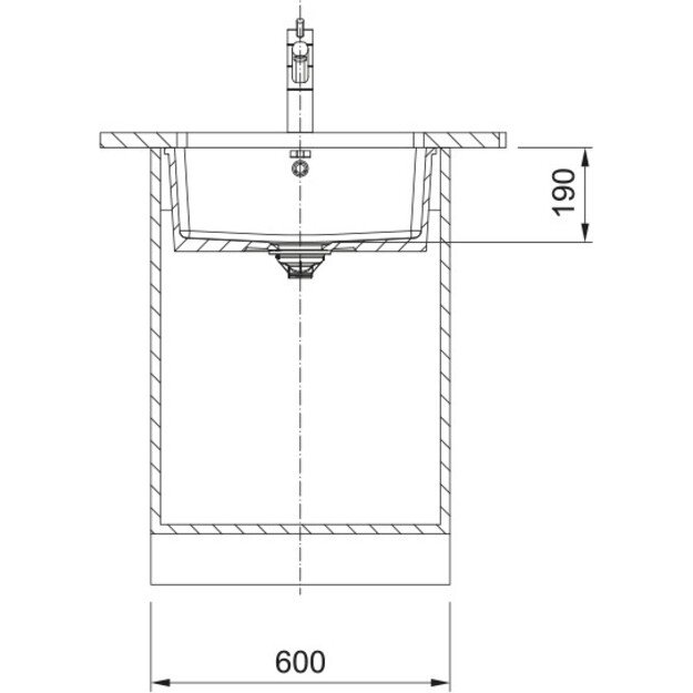 Virtuvės plautuvė Franke Kubus KXK 110-51, montuojama po stalviršiu, 126.0735.186 1