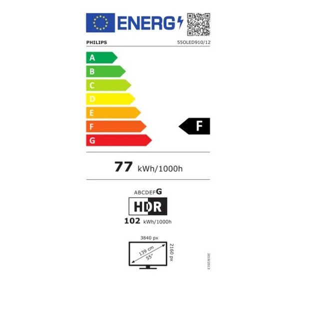OLED televizorius Philips 4K Ambilight, 55OLED910/12 1