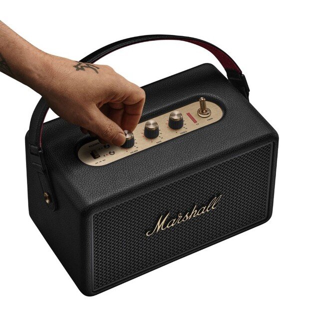 Marshall Kilburn III kolonėlė, juoda/žalvarinė 1