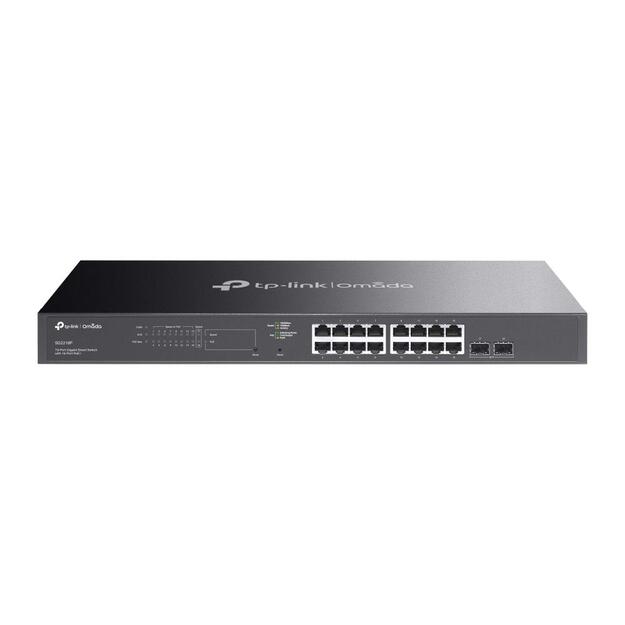 Switch|TP-LINK|Omada|SG2218P|Desktop/pedestal|16x10Base-T / 100Base-TX / 1000Base-T|2xSFP|PoE+ ports 16|150 Watts|SG2218P