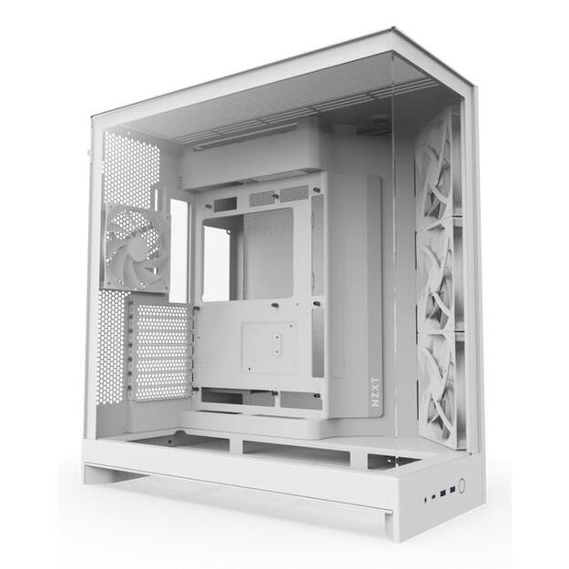 Case|NZXT|ATX/micro ATX/Mini-ITX/EATX|White|Midi Tower|PC|CM-H92FW-01