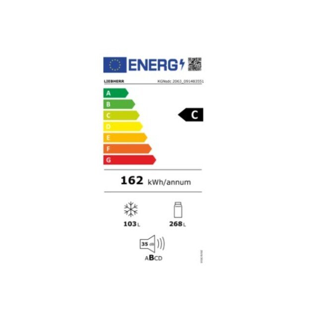 &Scaron;aldytuvas Liebherr KGNsdc 2063, EasyFresh, NoFros 1