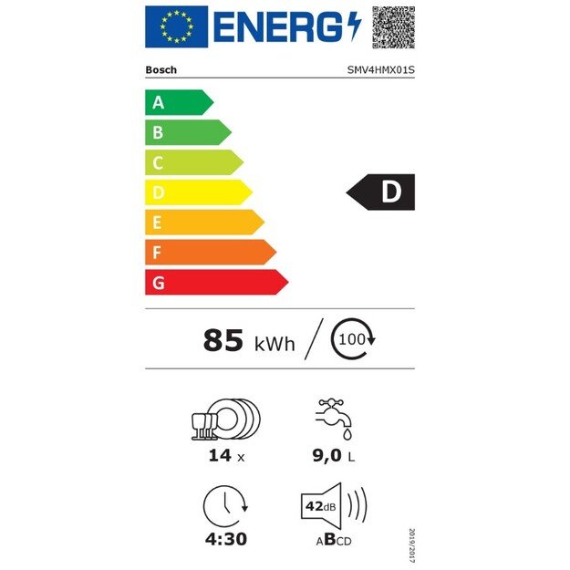 Indaplovė Bosch SMV4HMX01S 6