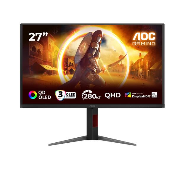 LCD Monitor|AOC|27  |2560 x 1440 pixels|Quad HD|Native aspect ratio 16:9|QD-OLED|Flat|Q27G4ZD