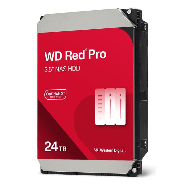HDD|WESTERN DIGITAL|Red Pro| 24 TB|Serial ATA|7200 RPM|3.5  |WD241KFGX