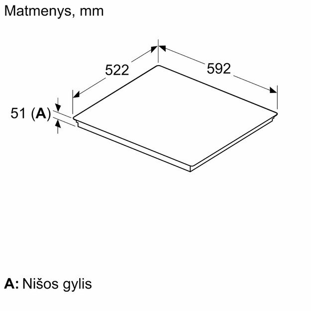 Įmontuojama indukcinė kaitlentė Neff T56FHS1L0 1