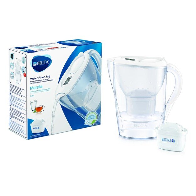 Vandens filtras Brita Marella, 2.4 l, baltas