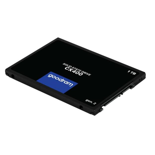 SSD|GOODRAM|CX400 GEN.2|1TB|SATA|3D TLC|Write speed 500 MBytes/sec|Read speed 550 MBytes/sec|2,5 |TBW 720 TB|MTBF 2000000 hours|SSDPR-CX400-01T-G2