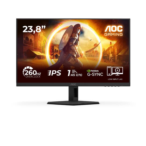 LCD Monitor|AOC|23.8  |1920 x 1080 pixels|Full HD|Native aspect ratio 16:9|LED|Flat|24G4ZRE