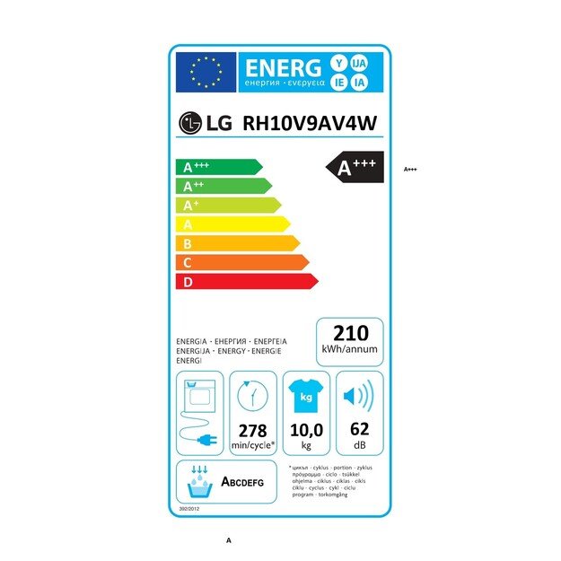 Džiovyklė LG RH10V9AV4W 5