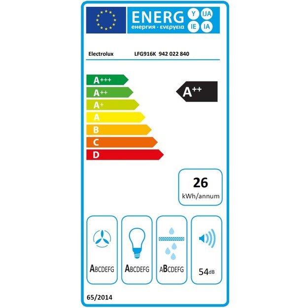 Įmontuojamas gartraukis Electrolux LFG916K 4