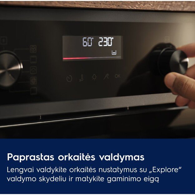 Įmontuojama orkaitė Electrolux LOF6P16Z 3
