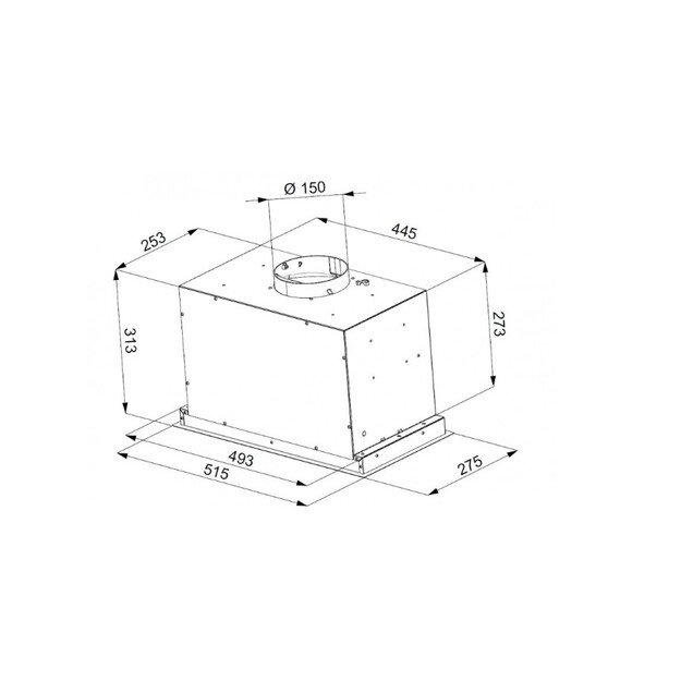 Įmontuojamas gartraukis Schlosser HPR52TCB 2