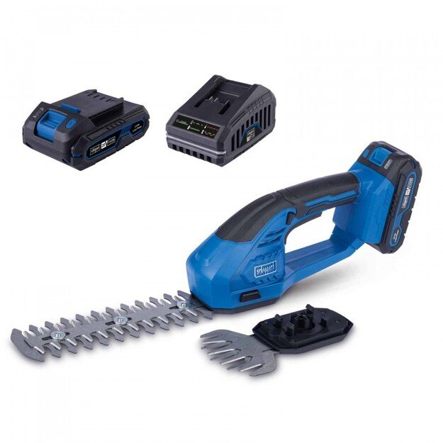 Akumuliatorinės vejos ir gyvatvorių žirklės Scheppach C-HTGS200-X SET S, 5912205400 ampSCHEP