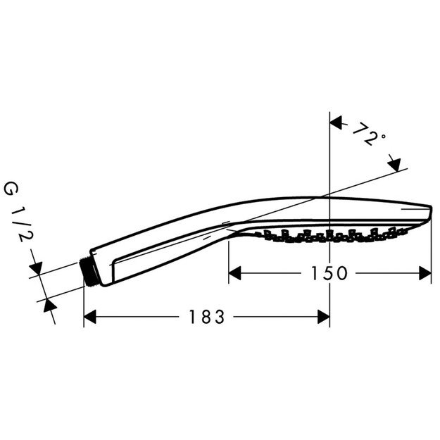 Rankinis dušas Hansgrohe Raindance Select S 28587400