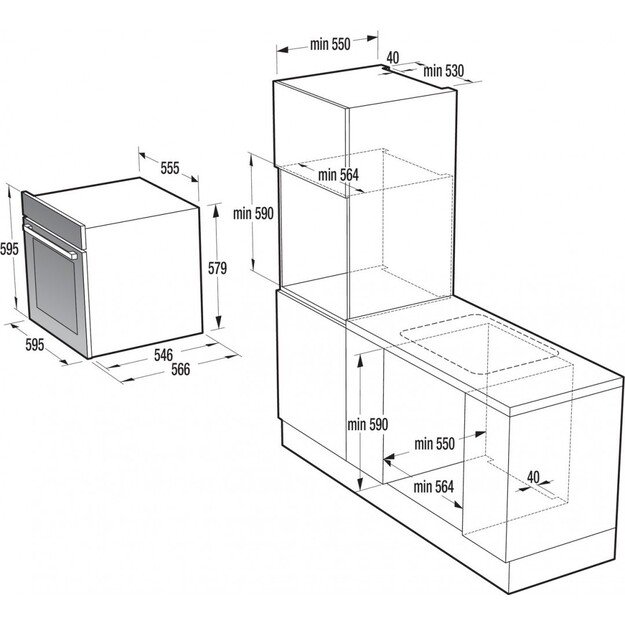 Orkaitė GORENJE GP898B