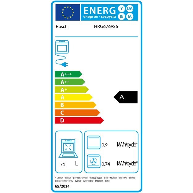 Garinė orkaitė Bosch HRG6769S6