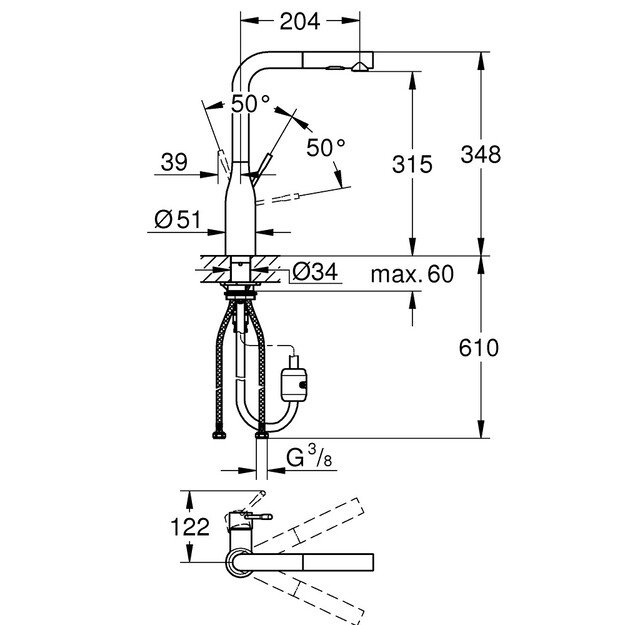 maišytuvas Grohe 30270AL0