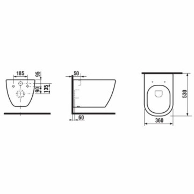 Klozetas Sapho Paco RIMLESS su lėtaeigiu dančiu PZ1012WR / PZS1012