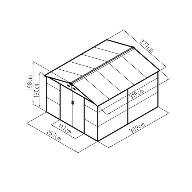 Sodo namelis G21 GAH 884 - 277 x 319 cm 63900561