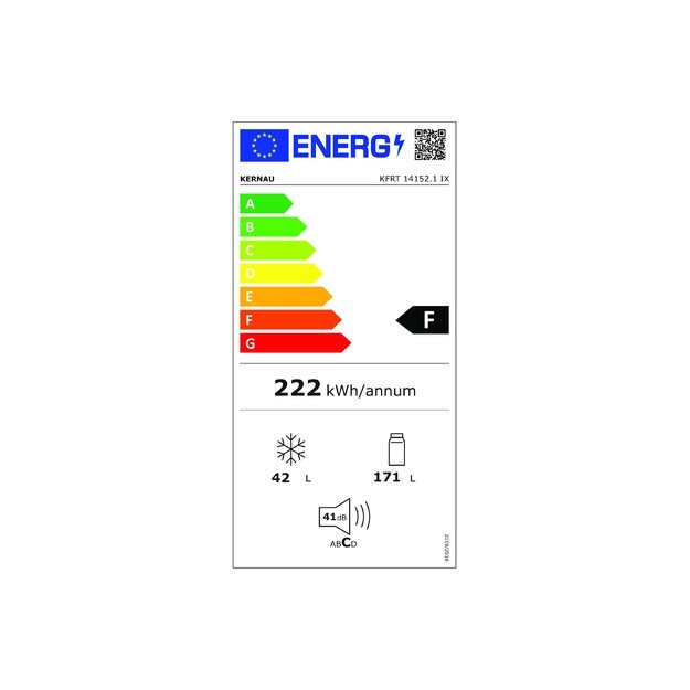 Šaldytuvas Kernau KFRT 14152.1 X