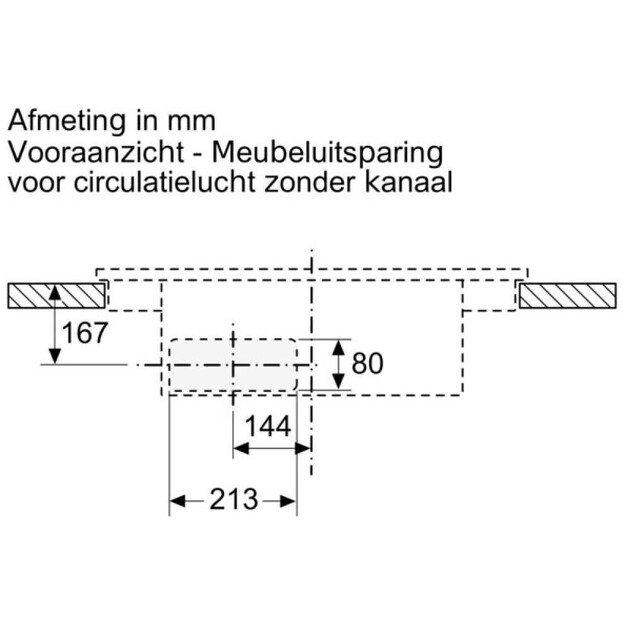 Įmontuojama indukcinė kaitlentė su integruotu gartraukiu Bosch PIE695B15E