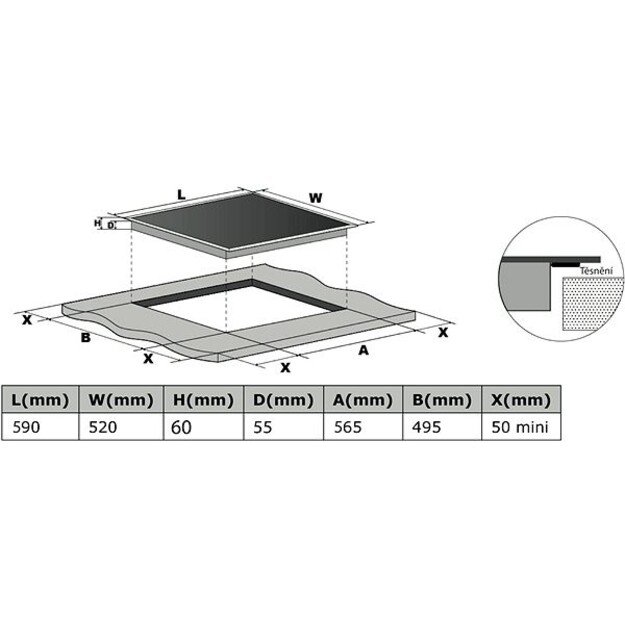 Indukcinė kaitlentė Guzzanti GZ-8405A