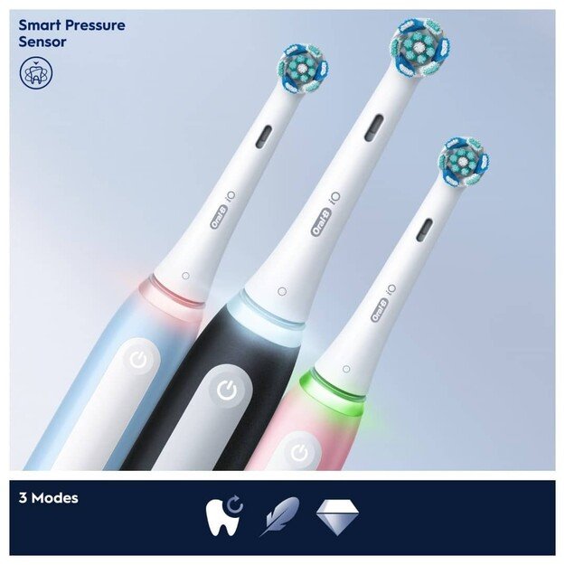 Elektrinis dantų šepetėlis Oral-B iO3 Blush Pink