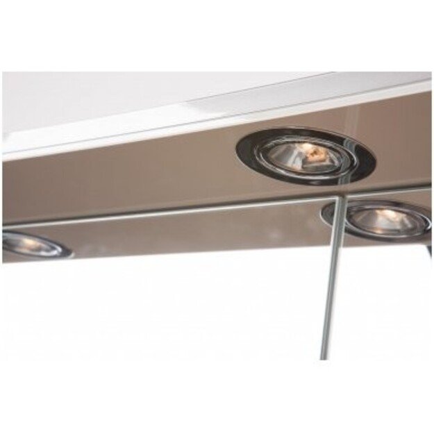 Spintelė su veidrodžiu ALLEGRO 90 cm blizgiai pilka, 2 LED, IP44 1104607