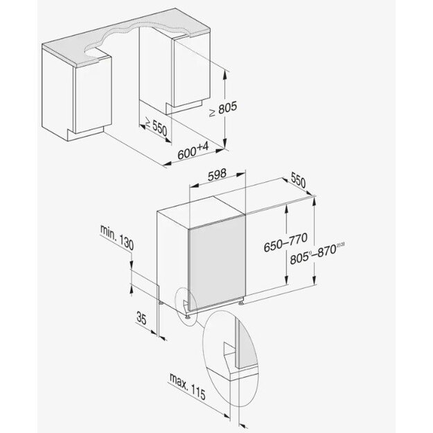 Indaplovė Miele G 5150 SCVi