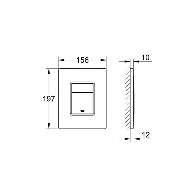 Mygtukas Grohe EVEN 38966KF0