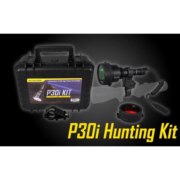 FLASHLIGHT HUNTING 2000 LUMENS/P30I HUNTING KIT NITECORE