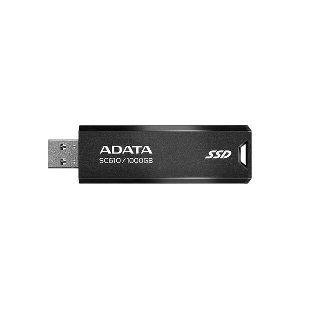 External SSD|ADATA|SC610|1TB|USB 3.2|Write speed 500 MBytes/sec|Read speed 550 MBytes/sec|SC610-1000G-CBK/RD