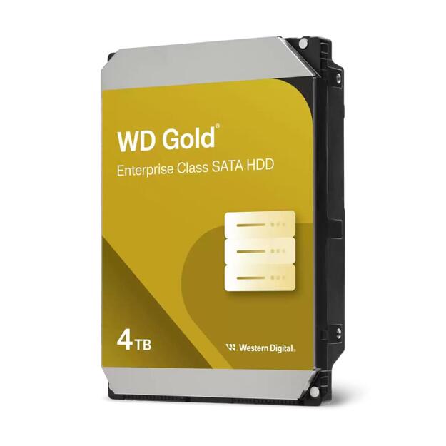 HDD|WESTERN DIGITAL|Gold|4TB|SATA 3.0|256 MB|7200 rpm|3,5 |WD4004FRYZ