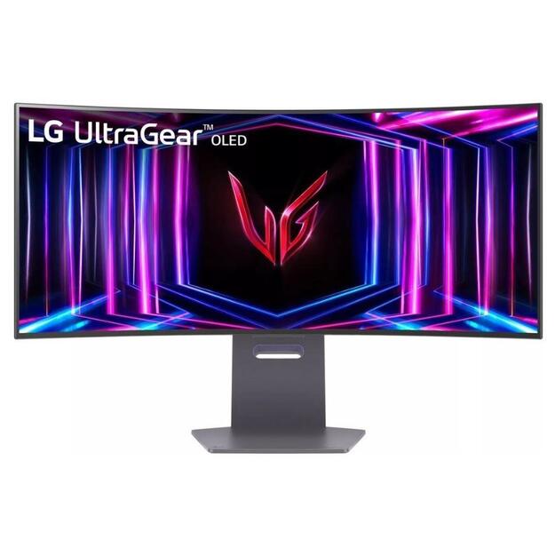 Monitor|LG|34GS95QE-B|34 |Gaming/Curved|Panel OLED|3440x1440|21:9|240Hz|Matte|0.03 ms|Swivel|Height adjustable|Tilt|Colour Black|34GS95QE-B