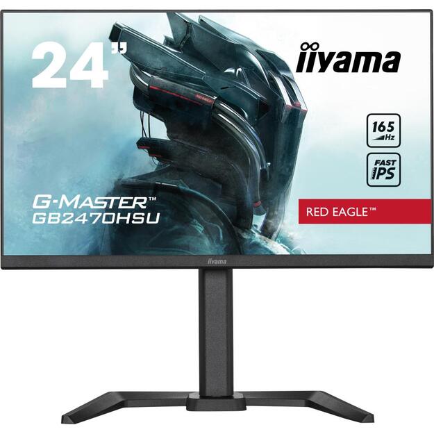 LCD Monitor|IIYAMA|GB2470HSU-B5|24 |Panel IPS|1920x1080|16:9|165Hz|Matte|0.8 ms|Speakers|Pivot|Height adjustable|Tilt|Colour Black|GB2470HSU-B5