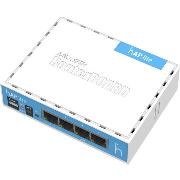 Access Point|MIKROTIK|IEEE 802.11 b/g|IEEE 802.11n|4x10Base-T / 100Base-TX|RB941-2ND