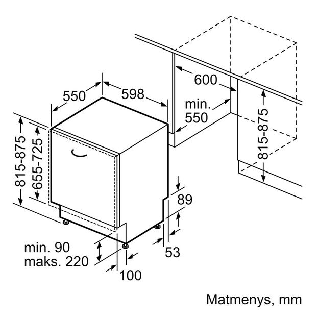 Indaplovė Siemens SN615X03EE